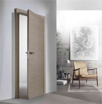 Гладкие двери – конструкция и виды отделки