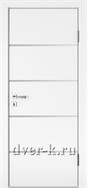 Звукоизоляционная дверь ДГ-605 с шумоизоляцией 42 ДБ в цвете белый бархат