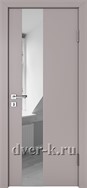 Звукоизоляционная дверь ДО-604 с шумоизоляцией 42 ДБ в цвете серый бархат