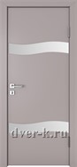 Звукоизоляционная дверь ДО-603 с шумоизоляцией 42 ДБ в цвете серый бархат