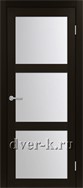 Межкомнатная дверь Оптима Порте Турин 530.222 в экошпоне венге со стеклом Мателюкс