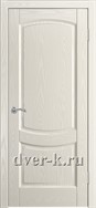 Глухая шпонированная дверь Ростра-5 ДГ в цвете бьянко