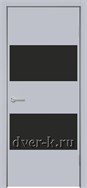 серая дверь TL03 черный лак
