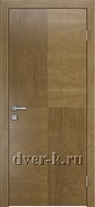 Глухая шпонированная дверь Plain-2 в цвете дуб янтарный