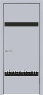 серая дверь TL04 черный лак