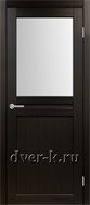 Межкомнатная дверь Оптима Порте Турин 520.211 в экошпоне венге со стеклом Мателюкс
