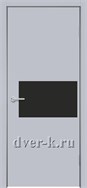 серая дверь TL05 черный лак