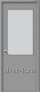 Ламинированная межкомнатная дверь для строителей Гост ДО-2 серая