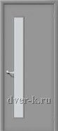 Ламинированная межкомнатная строительная дверь Гост ДО-1 серая