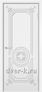 Остекленная эмалированная дверь Гранд ДО белая