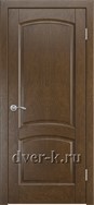 Глухая шпонированная дверь Ростра-2 ДГ в цвете дуб виски