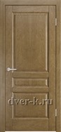 Глухая шпонированная дверь Ростра-3 ДГ в цвете дуб янтарный