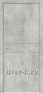 Шумоподавляющая дверь М-41 со звукоизоляцией 42 ДБ в цвете серый бетон