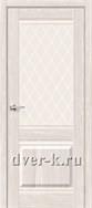 Межкомнатная дверь Прима-3 Hard Flex Ash White