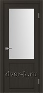 Межкомнатная дверь Оптима Порте Турин 502.21 в экошпоне венге со стеклом Мателюкс
