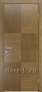 Глухая шпонированная дверь Plain-3 в цвете дуб янтарный