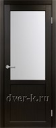 Межкомнатная дверь Оптима Порте Турин 502.21 в экошпоне венге со стеклом Мателюкс