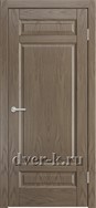 Глухая шпонированная дверь Ростра-4 ДГ в цвете дуб грейвуд