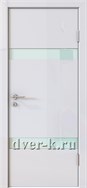 Звукоизоляционная дверь ДО-602 с шумоизоляцией 42 ДБ в цвете белый глянец