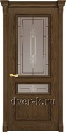 Шпонированная межкомнатная дверь Фемида-2 ДО светлый мореный дуб