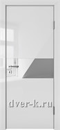 Звукоизоляционная дверь ДО-601 с шумоизоляцией 42 ДБ в цвете серый глянец
