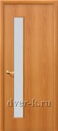 Ламинированная межкомнатная строительная дверь Гост ДО-1 миланский орех