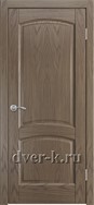 Глухая шпонированная дверь Ростра-2 ДГ в цвете дуб грейвуд