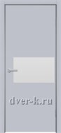 серая дверь TL05 белый лак