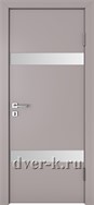 Звукоизоляционная дверь ДО-602 с шумоизоляцией 42 ДБ в цвете серый бархат