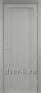 Глухая межкомнатная дверь Оптима Порте Турин 522.111 в экошпоне дуб серый