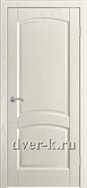 Глухая шпонированная дверь Ростра-2 ДГ в цвете бьянко