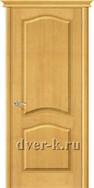 Глухая межкомнатная дверь из массива сосны М7 ДГ медовый лак