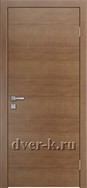 Глухая шпонированная дверь Plain в цвете дуб палисандр