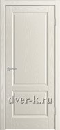 Глухая шпонированная дверь Ростра-1 ДГ в цвете бьянко