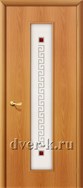 Остекленная ламинированная межкомнатная дверь Тиффани-1 миланский орех
