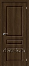Межкомнатная дверь Скинни-14 в ПВХ Dark Barnwood