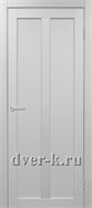 Глухая межкомнатная дверь Оптима Порте Турин 521.11 в экошпоне белый лед