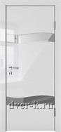 Звукоизоляционная дверь ДО-603 с шумоизоляцией 42 ДБ в цвете серый глянец