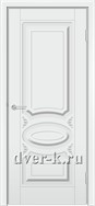 Белая эмалированная дверь Ювелия ДГ