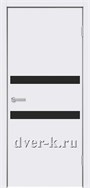 белая дверь TL01 черный лак