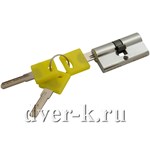 цилиндр ZK-60-30/30 C ключ/ключ хром